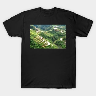 Rizières en terrasses Banaue, Philippines T-Shirt